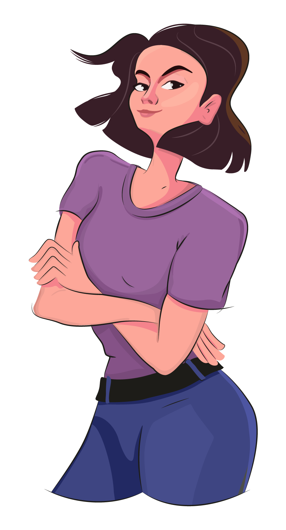 Mirando a la izquierda